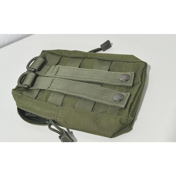 Water Resistant Green Organizer EDC Utility Compact Large Tactical Molle Pouch - Picture 8 of 11